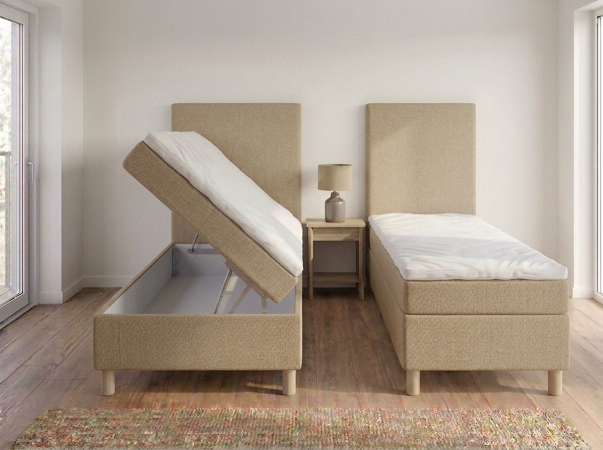 SCANDIBED Lux Storage 80 × 200